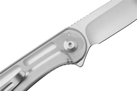 CIVIVI Elementum C907A-7 Satin D2, Polished Clear Lexan, pocket knife