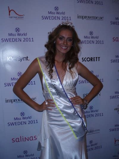 beauty mania ® everybody is born beautiful pageant updates miss world sweden 2011 is