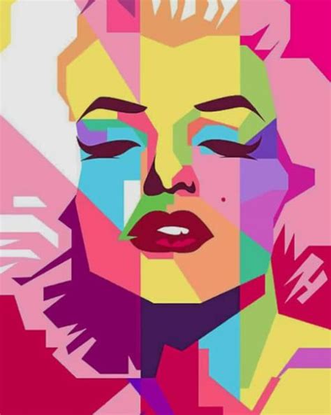 Marilyn Monroe Pop Art Actors Paint By Numbers Canvas Paint By Numbers