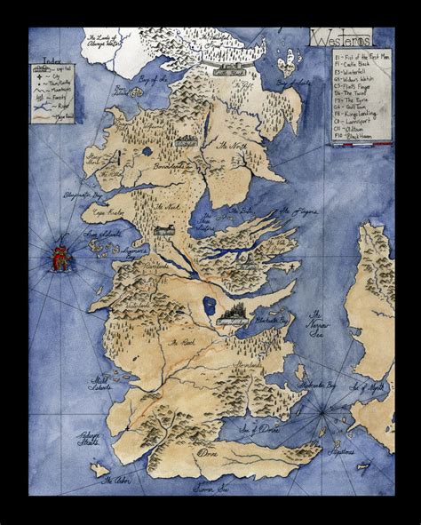 Westeros Map By Kevcatalan On Deviantart