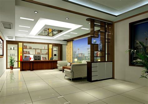 Interior design for hall and kitchen partition. Manager Room - office design with Chinese partition by # ...