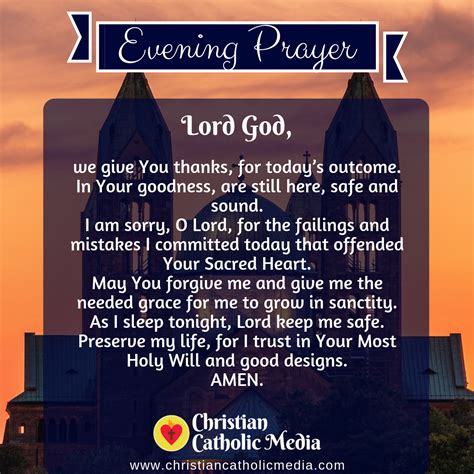 Evening Prayer Catholic Monday 3 23 2020 Christian Catholic Media