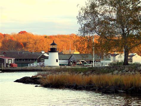 Mystic Ct Summer Travel Fall Travel Lighthouse