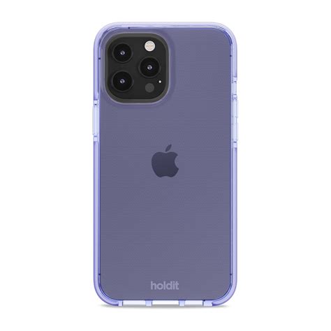 Holdit Iphone 13 Pro Max Seethru Skal Lavender Skärmskydd Mobilskal