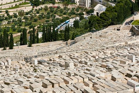 Jerusalem Mount Of Olives Cemetery Architecture Stock Photos