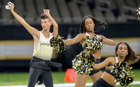 Proud Moment For Many As The Nfls First Male Cheerleader Debuts For