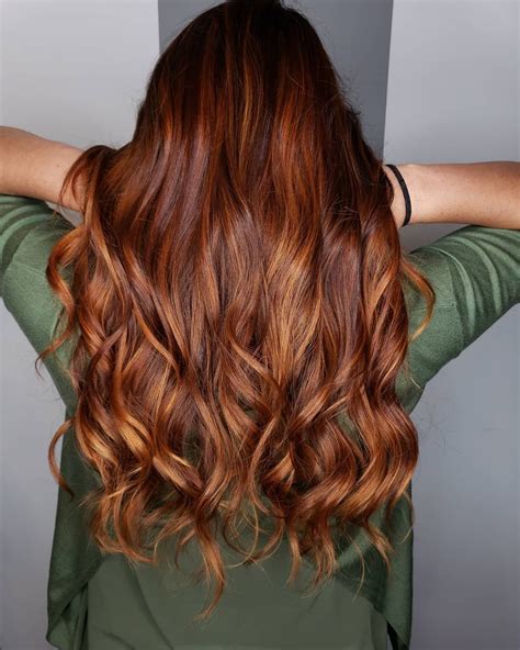 Copper Highlights On Brown Hair Best Hairstyles In 2020 100