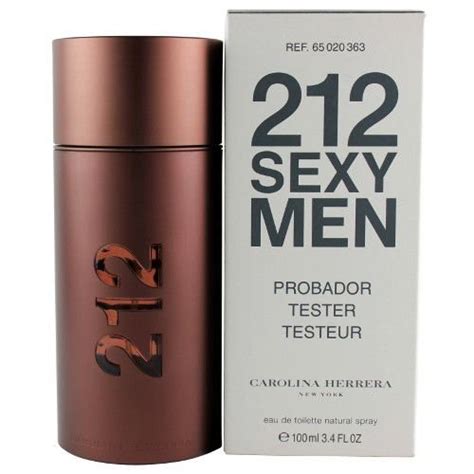 212 Sexy Men Carolina Herrera Eau De Toilette 100 Ml Tester Cm Outlet Perfumes Importados