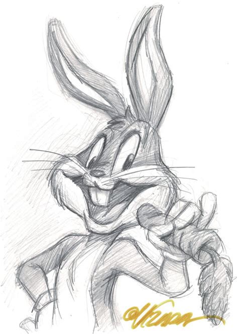 Bugs Bunny Sketch At Explore Collection Of Bugs
