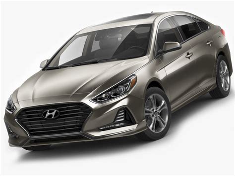 Hyundai Sonata 2018 3D model | CGTrader