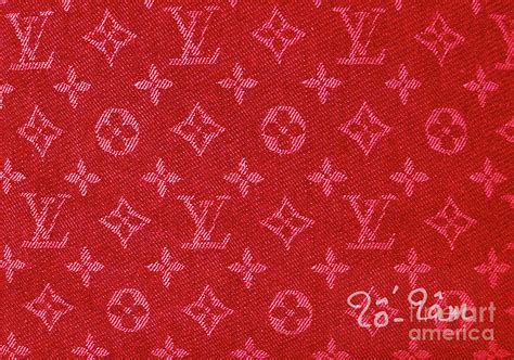 Pics images photos louis vuitton wallpaper hd. Louis Vuitton Fabric Dark Red Monogram Digital Art by To ...