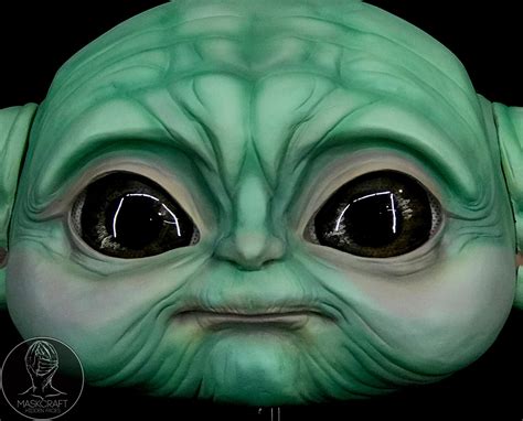 Grogy Baby Yoda Helmet By Maskcraft Size 60 62 Maskcraft Hidden Faces