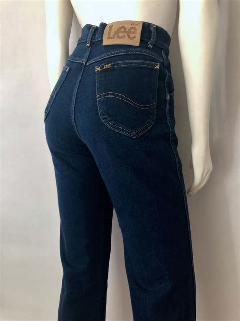 Vintage Womens 80s Lee Riders Jeans High Waisted Etsy Vintage