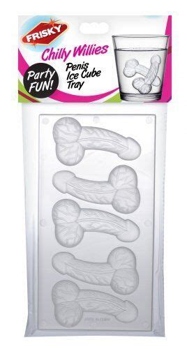 Adult Ice Cube Tray 3 Cubes Party Favor Sex Penis Trays Willy Pecker