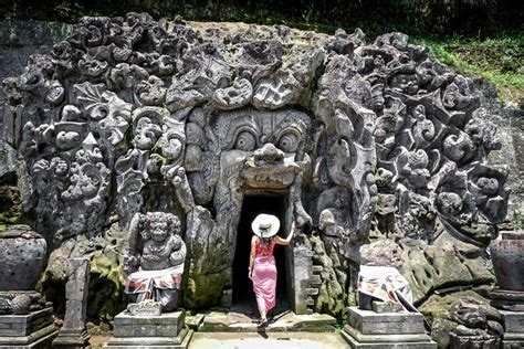 Goa Gajah Elephant Cave Temple In Ubud Bali
