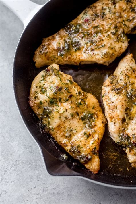 This quick and easy (ready in 30 minutes or less) one skillet chicken dish is low carb with. Garlic Butter Baked Chicken Breasts Recipe - Little Spice Jar