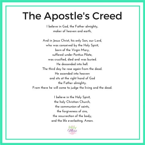 9 Things You Should Know About The Apostles Creed St Anthonys