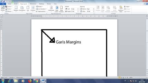Tutorial Cara Menampilkan Garis Margins Pada Microsoft Word