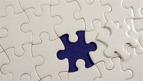 Jigsaw Puzzle. Puzzle Piece Background. Stock Footage Video (100% ...