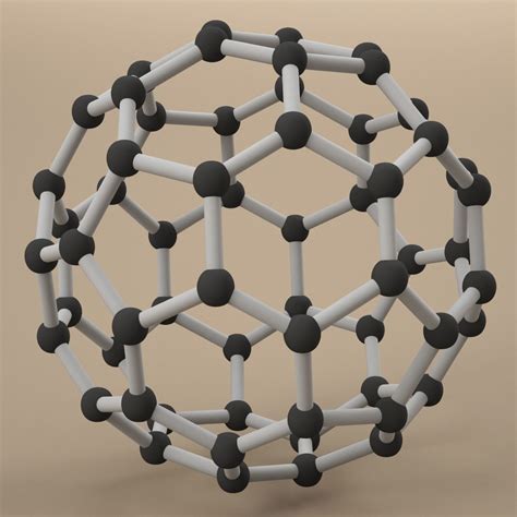 Structure De Carbone Fullerene Modèle 3d 14 3ds Fbx Max Obj Free3d