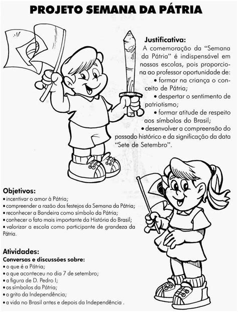 Projeto 7 De Setembro Para Educação Infantil