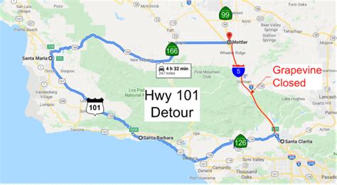 How To Avoid The Grapevine Section Of The 5 Freeway As California Storm