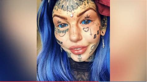 Woman Whos Covered In Tattoos Is Blinded After Having Eyeballs Inked