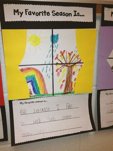 My Favourite Season Is Kindergarten Writing Kindergarten Science