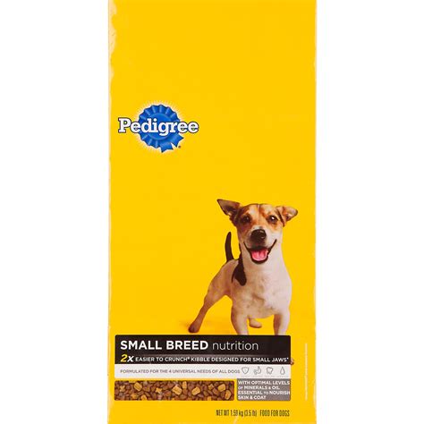 Added joint, skin and coat care, dental hygiene and prebiotics. Pedigree Small Breed Adult Dog Food | Petco