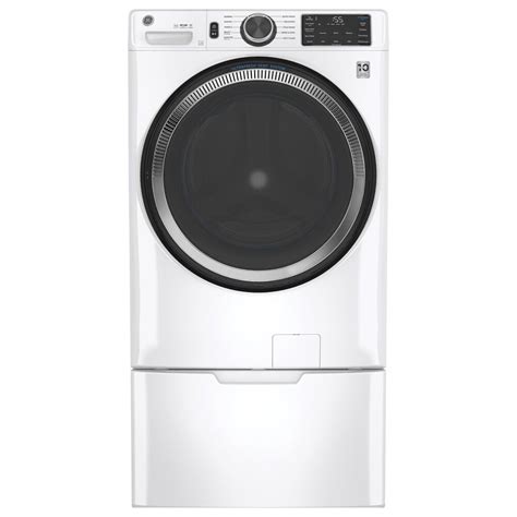 ge appliances 4 8 cu ft front load washer in white nebraska furniture mart