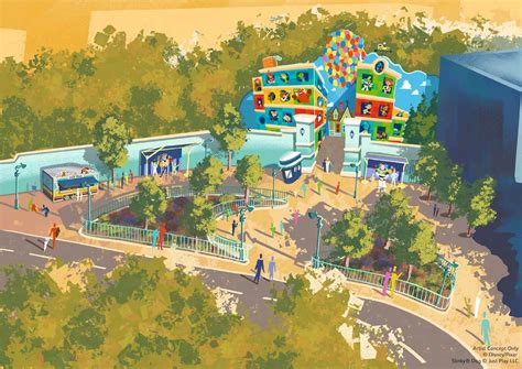 Worlds Of Pixar At Walt Disney Studios Park To Get Colorful New Scenery
