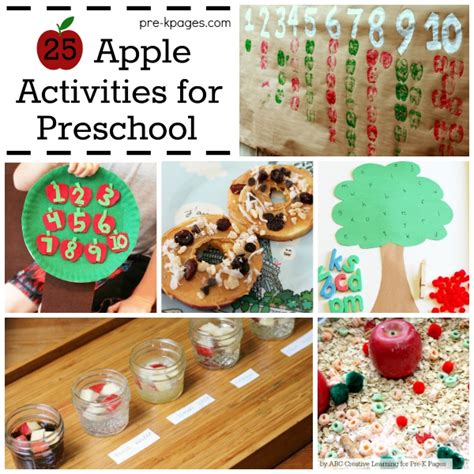 25 Apple Theme Activities For Preschool