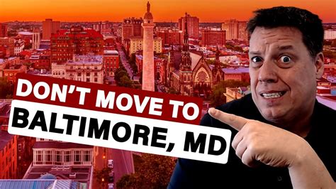 Top 5 Reasons Not To Move To Baltimore Maryland Youtube