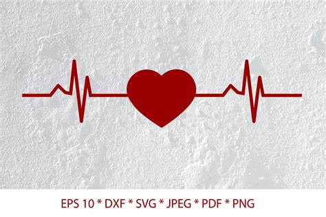 Heartbeat Svg Heart Beat Svg Heartbeat Clipart Pulse Svg By Crafty