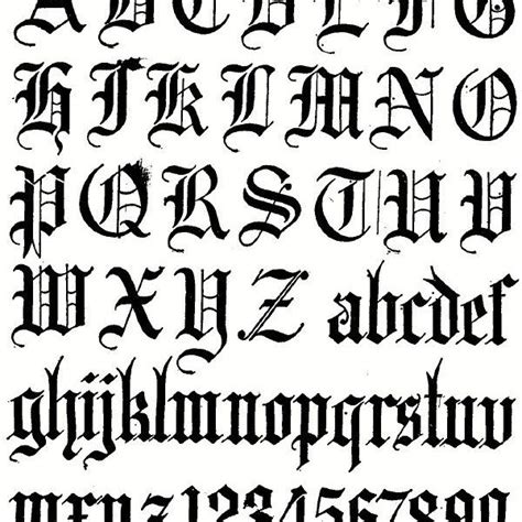 Old English Letters Fonts Bookinggar