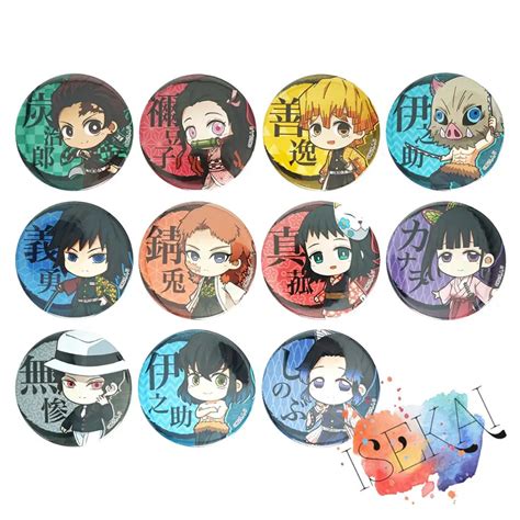 Spielzeug Anime Kimetsu No Yaiba Pins Demon Slayer Badges €594