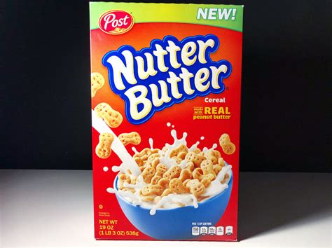 Like the cookie, the cereal pieces are (supposed to be) shaped like peanuts. REVIEW: Post Nutter Butter Cereal - Junk Banter