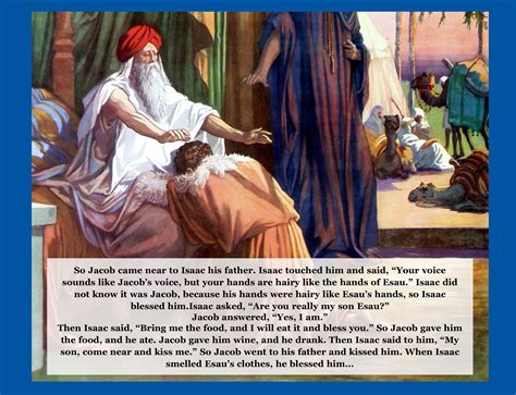 bible story pictures for when jacob tricked isaac from the scripture lady the scripture lady