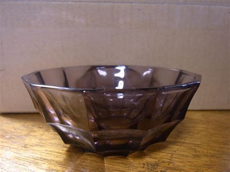 カメイガラス 12cmボウル 紫 Kamei Glass Bowl Purple Re