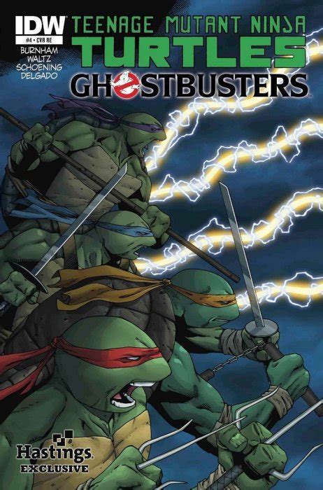 Teenage Mutant Ninja Turtles Ghostbusters 4hastings Idw Publishing
