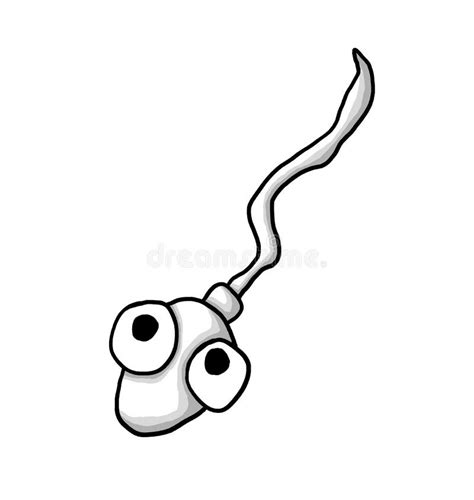 Funny Cartoon Sperm Stock Illustration Illustration Of Isolated 112682920