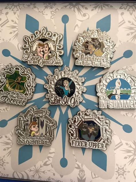2015 Disney D23 The Music Of Frozen Boxed Pin Set Le 500 In Hand Dlr