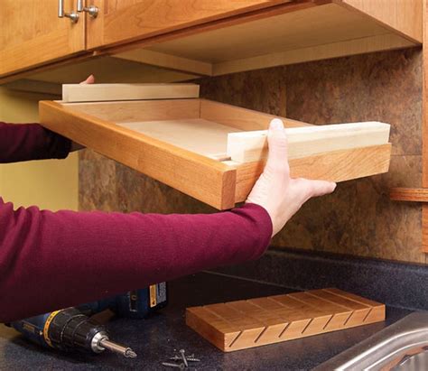 You want the liner to cover the entire surface with no big gaps at the edges. Clever Ideas For Storing Your Kitchen Knives | The Owner-Builder Network
