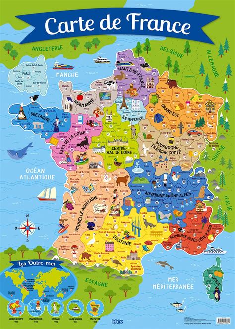 Carte De France Arts Et Voyages