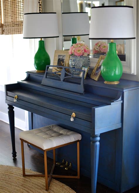 Chalk Painted Piano Makeover Piano Decor Painted Pianos Furniture