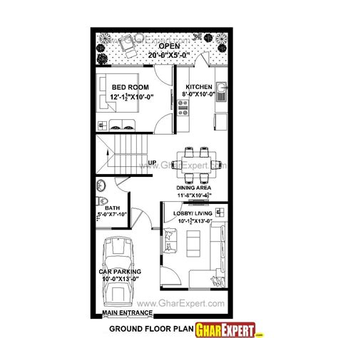 20 X 40 House Plans 800 Square Feet Luxury House Plan For 22 Feet By