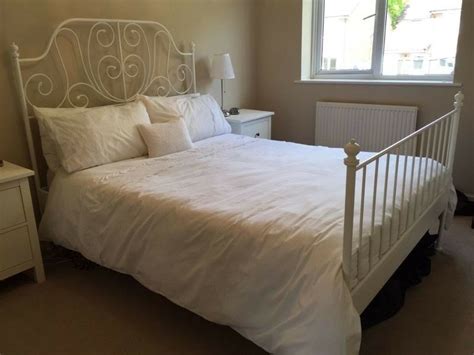 This video shows how easy it is to assemble the ikea leirvik bed, which is the prettiest bed ikea makes Ikea Leirvik Double Bed frame | in Bury, Manchester | Gumtree