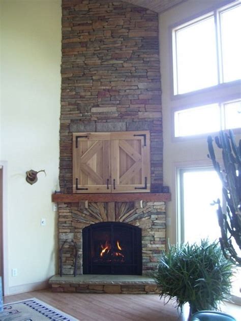 For those who think that using real stone is the only way to get this look, think again: 688 best images about Fireplace Surrounds on Pinterest | Mantels, Mantles and Hearth