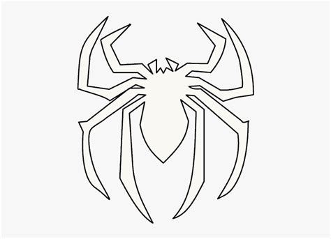 Spider Man Images Drawing Make The Width Of The Oval Portion 1 2 The