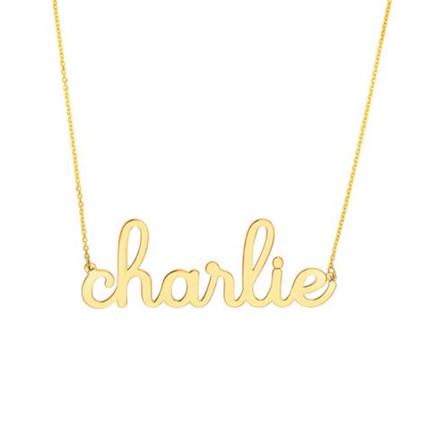 7mm Doodle Nameplate Necklace Midas Chain